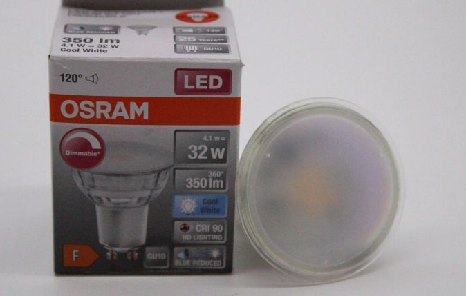 OSRAM GU10 32W LED Spot Dimmbar Reflektor Lampe OSRAM GU10 32W LED Spot Dimmbar Reflektor Lampe