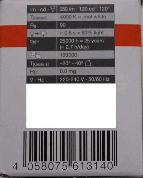 OSRAM GU10 32W LED Spot Dimmbar Reflektor Lampe OSRAM GU10 32W LED Spot Dimmbar Reflektor Lampe