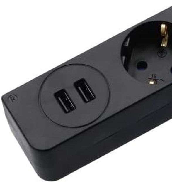 Hama 3- Fach Steckdosenleiste mit 2x USB und Schalter Mehrfachsteckdose Hama 3- Fach Steckdosenleiste mit 2x USB und Schalter Mehrfachsteckdose