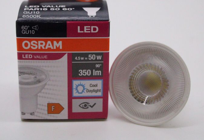 OSRAM GU10 LED Spot Lampe Tageslicht Strahler Reflektor 50W 