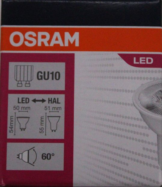 OSRAM GU10 LED Spot Lampe Tageslicht Strahler 50W [5ER]