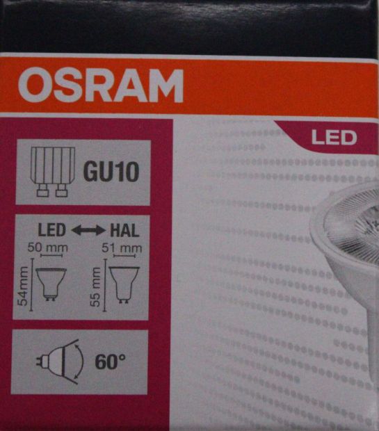 OSRAM GU10 LED Spot Strahler warmweiß PAR16 50W Reflektorlampe OSRAM GU10 LED Spot Strahler warmweiß PAR16 50W Reflektorlampe
