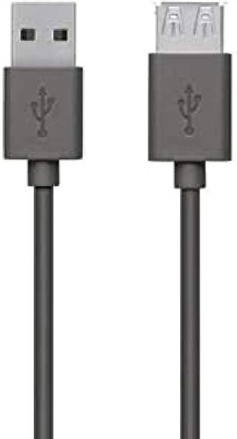 Belkin USB 2.0 Kabel Ladekabel Datenkabel USB A/A 4,80 m Schwarz