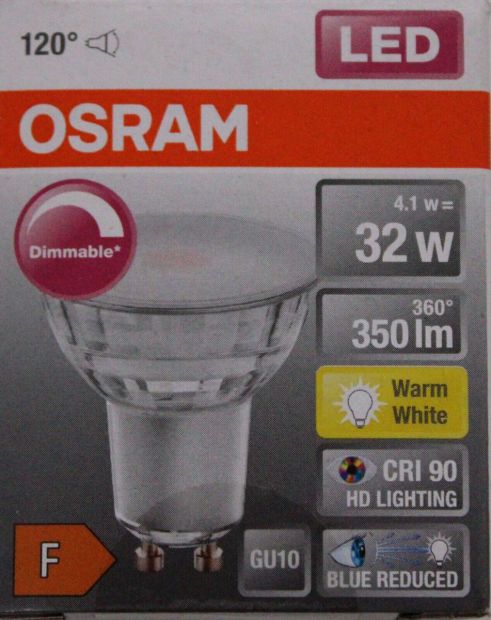 OSRAM PAR16 GU10 LED Spot Dimmbar Reflektor Lampe 32W