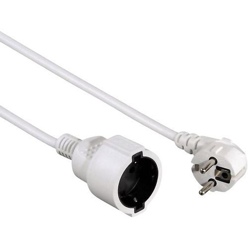 Hama Profi Verlängerungskabel SchukoStecker Schutzkontakt 2m Weiß Hama Profi Verlängerungskabel SchukoStecker Schutzkontakt 2m Weiß