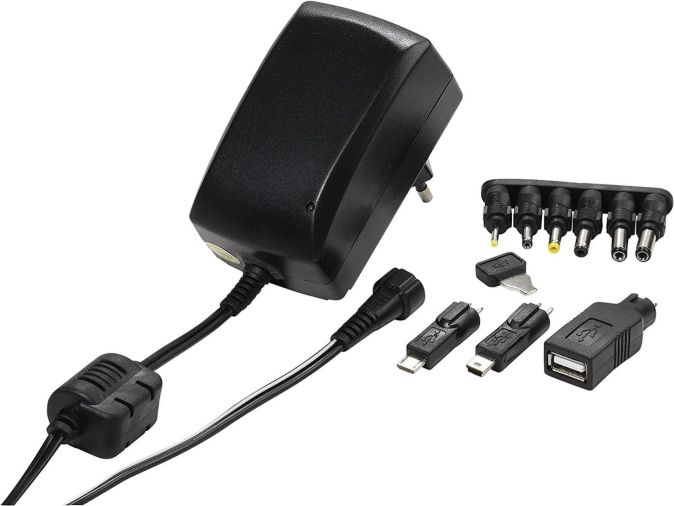 Vivanco AC/DC Netzadapter 12 V Netzteil Schalternetzteil mit USB Laptop Smartphone 