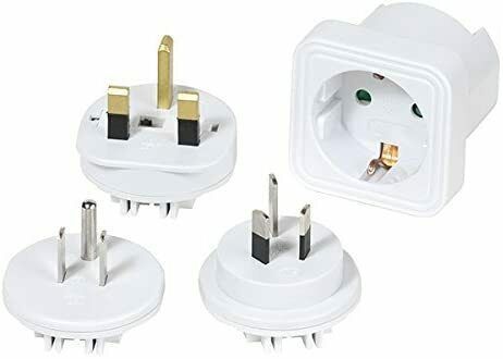 Vivanco Reisestecker Set Welt Typ C Steckdose Travel Adapter Set 4 teilig Vivanco Reisestecker Set Welt Typ C Steckdose Travel Adapter Set 4 teilig