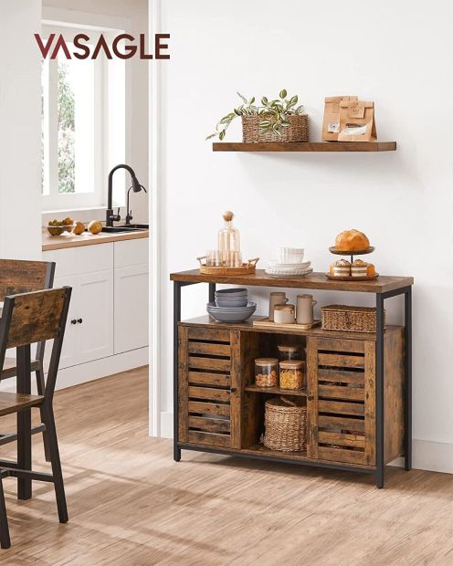 Vasagle Sideboard Küchenschrank Standschrank Vintage Beistellschrank Vasagle Sideboard Küchenschrank Standschrank Vintage Beistellschrank