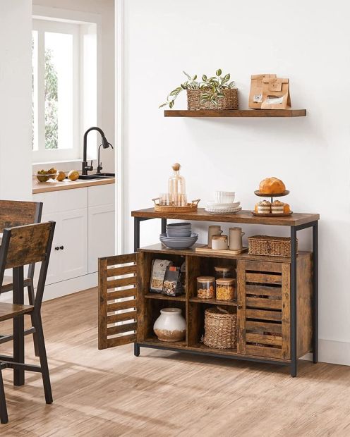 Vasagle Sideboard Küchenschrank Standschrank Vintage Beistellschrank Vasagle Sideboard Küchenschrank Standschrank Vintage Beistellschrank