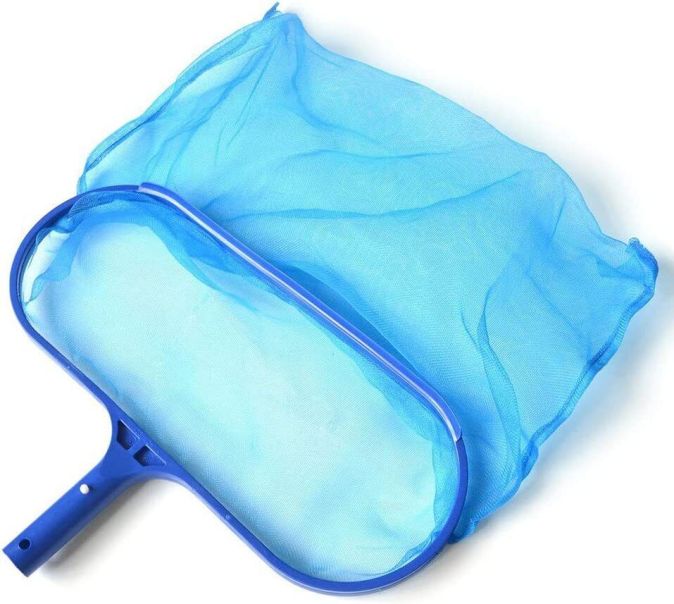 Steinbach Poolcare Professionelle Skimmer Poolkescher Tiefenkescher Blau