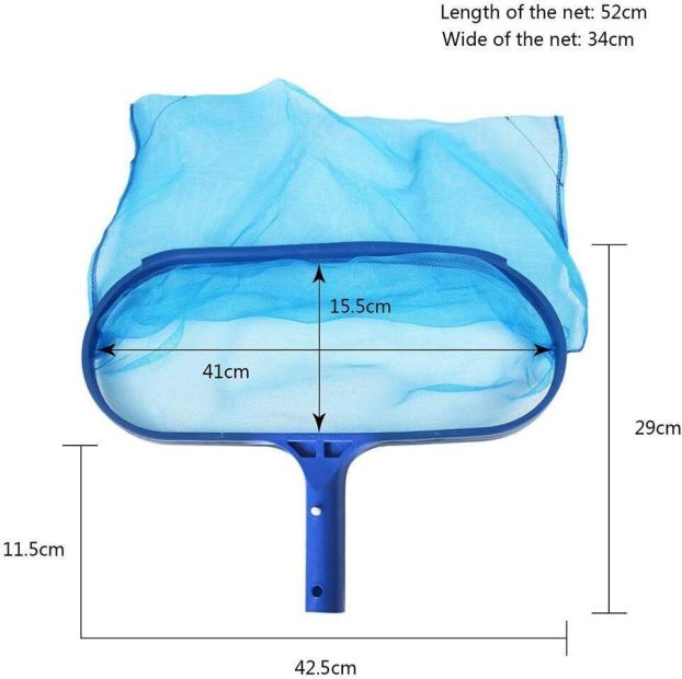 Steinbach Poolcare Professionelle Skimmer Poolkescher Tiefenkescher Blau