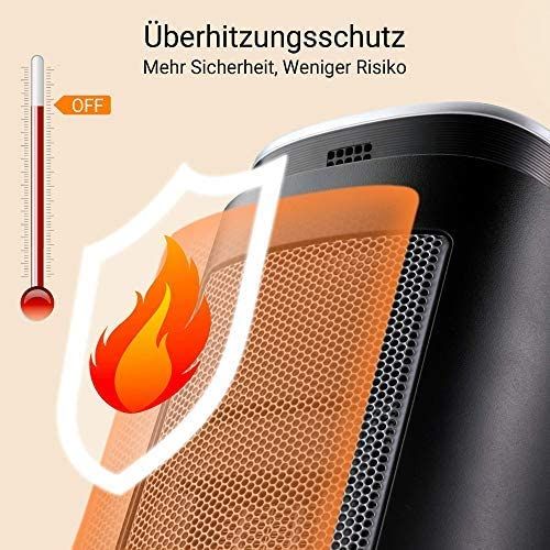 Midea NTH20-18MRA Keramik Digital Heizlüfter mit Fernbedienung Schwarz Midea NTH20-18MRA Keramik Digital Heizlüfter mit Fernbedienung Schwarz