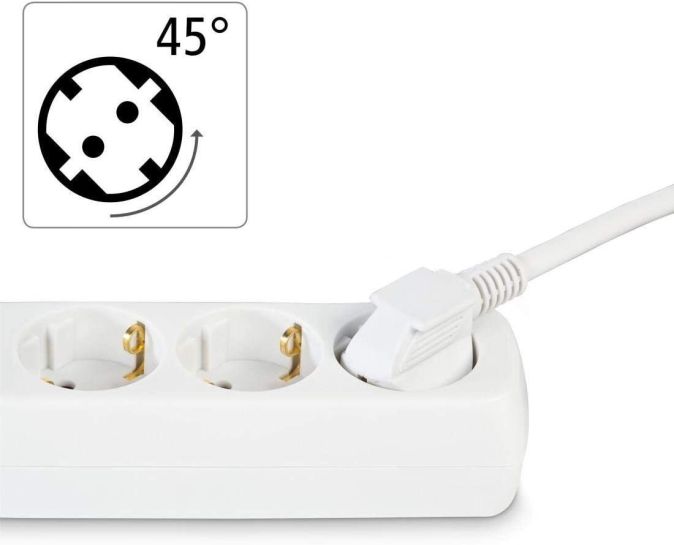 Hama 3-Fach Steckdosenleiste mit Schalter 2er Set Mehrfachsteckdose Hama 3-Fach Steckdosenleiste mit Schalter 2er Set Mehrfachsteckdose