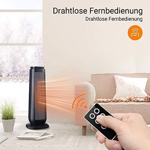 Midea NTH20-18MRA Keramik Digital Heizlüfter mit Fernbedienung Schwarz Midea NTH20-18MRA Keramik Digital Heizlüfter mit Fernbedienung Schwarz