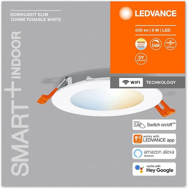 Ledvance Smart Wifi LED SPOT Einbaustrahler Dimmbar LED Strahler Ledvance Smart Wifi LED SPOT Einbaustrahler Dimmbar LED Strahler