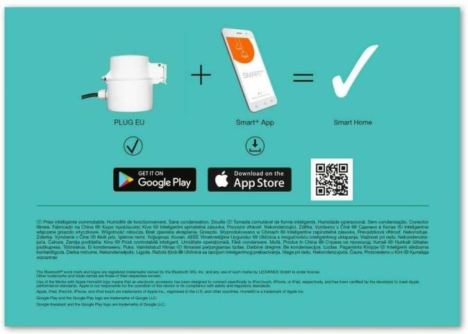 Ledvance Smarte Steckdose mit Bluetooth Außensteckdose