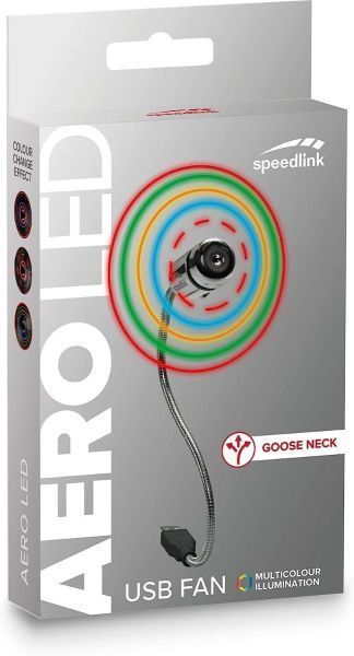 Speedlink LED AERO USB Ventilator Mehrfarbig Lüfter 