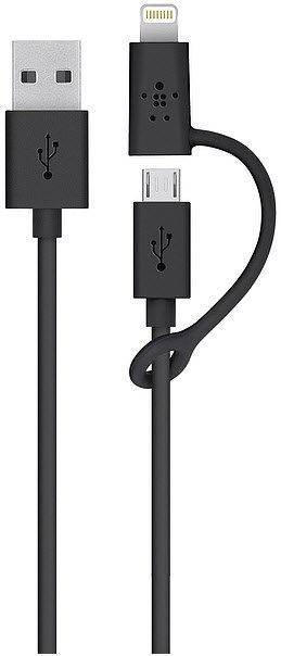 Belkin Micro USB Kabel mit Lightning für iPhone Anschlusskabel Ladekabel 0,90 m