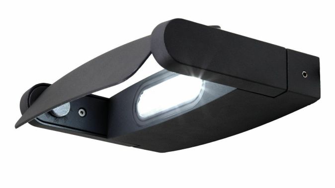  Eco Light Aussenwandleuchte LED-Spot Anthrazit Leuchtmittel 9 W