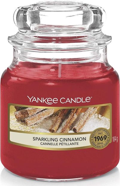 Yankee Candle Duftkerze im Glas Sparkling Cinnamon 24-40 H