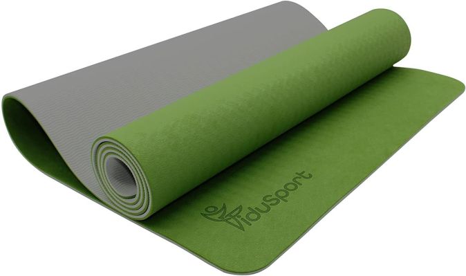 Fidusport Bunt TPE Gymnastikmatte Yogamatte Fitnessmatte 183x61x0,6 