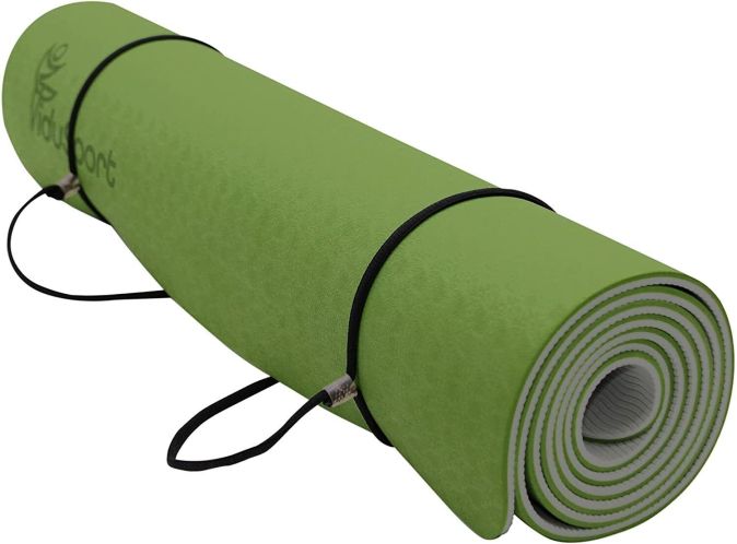 Fidusport Bunt TPE Gymnastikmatte Yogamatte Fitnessmatte 183x61x0,6 