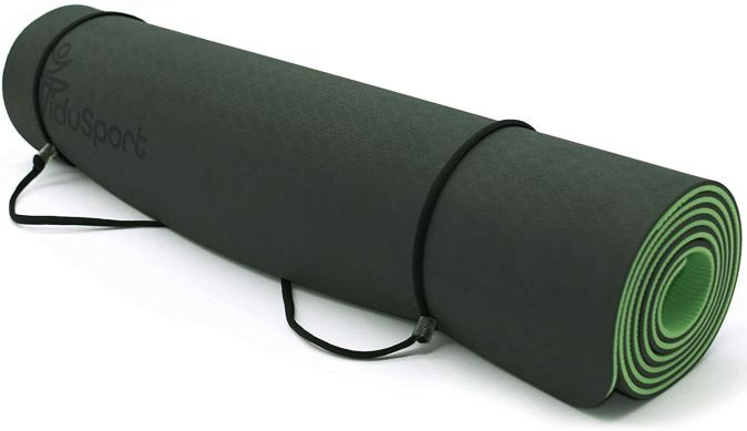 Fidusport Bunt TPE Gymnastikmatte Yogamatte Fitnessmatte 183x61x0,6 