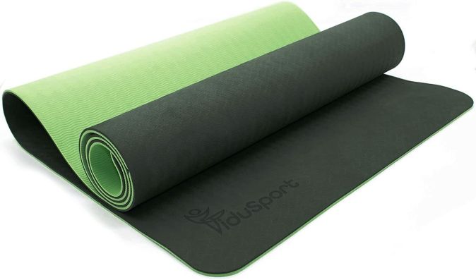 Fidusport Bunt TPE Gymnastikmatte Yogamatte Fitnessmatte 183x61x0,6 
