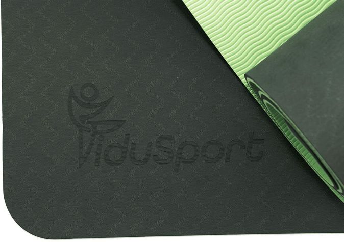 Fidusport Bunt TPE Gymnastikmatte Yogamatte Fitnessmatte 183x61x0,6 