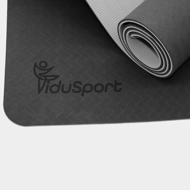 Fidusport Bunt TPE Gymnastikmatte Yogamatte Fitnessmatte 183x61x0,6 