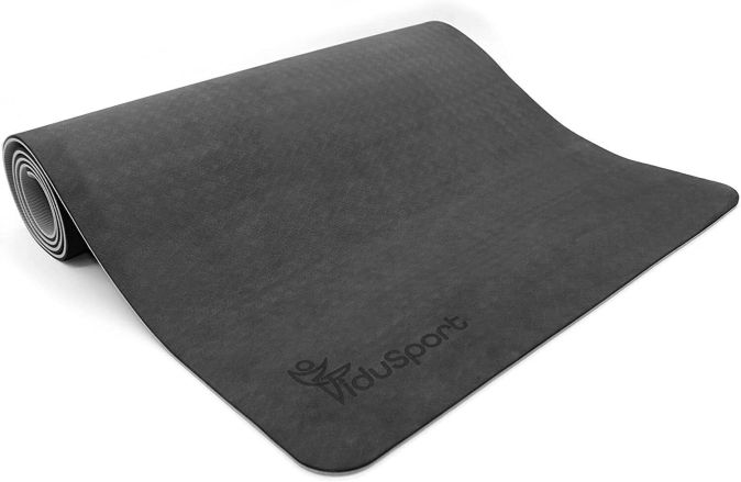 Fidusport Bunt TPE Gymnastikmatte Yogamatte Fitnessmatte 183x61x0,6 