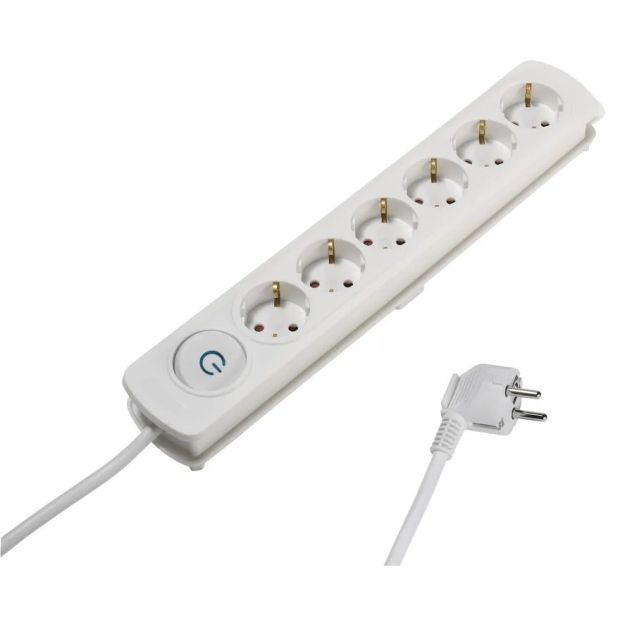 VIVANCO Steckdosenleiste 6-fach Power Ekls Steckdose