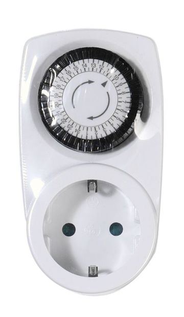 Zeitschaltuhr Steckdose mechanisch Timer Tageszeitschaltuhr Zeitschalter 48x
