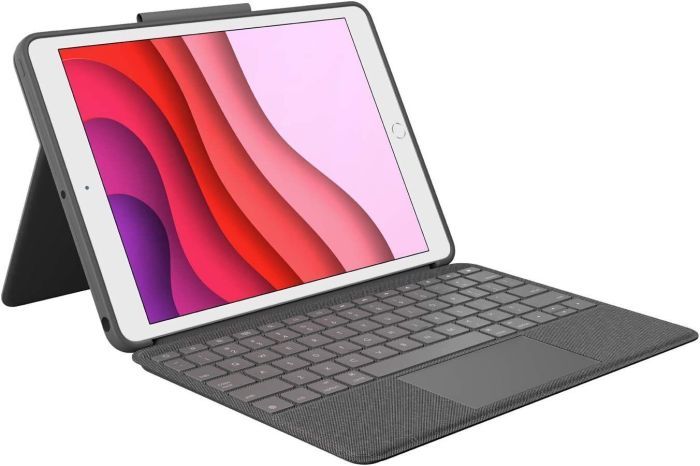 Logitech Combo Schutzhülle mit Tastatur für iPad Französisches Layout [B-WARE]