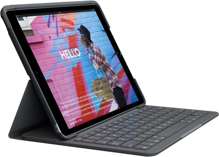 Logitech Slim Folio Tastatur Schutzhülle für iPad Spanisches Layout [B-WARE]