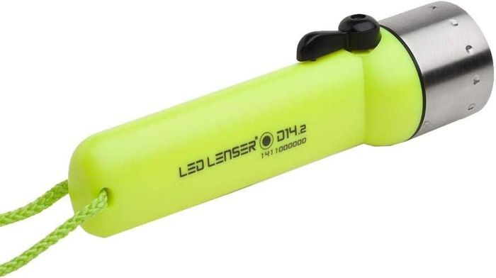Ledlenser 9214 D14.2 LED Taucherlampe batteriebetrieben 233 g Neongelb