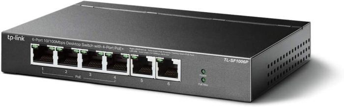 TP-Link TL-SF1006P 6-Port Netzwerk Switch PoE Ethernet Verteiler