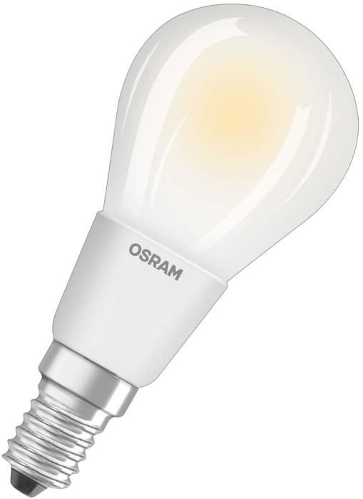 Osram LED Retrofit Classic P Lampe, Sockel: E14, Warm White, 2700 K, 6 W, Ersatz für 60-W-Glühbirne