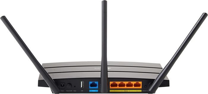  TP-Link Archer C7 Dualband Gigabit WLAN-Router (1300Mbit/s (5GHz) + 450Mbit/s (2,4GHz), 1750Mbps, 5 Gigabit LAN Port, 1 USB 2.0 Ports) schwarz [B-WARE]