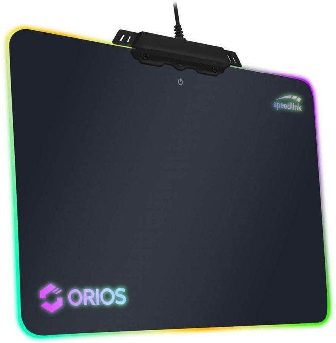 SPEEDLINK ORIOS RGB Gaming Mousepad Mauspad Beleuchtet Licht Maus Pad für PC