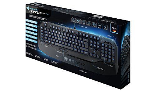 ROCCAT (B-WARE)  Ryos MK Pro Mechanische Gaming Tastatur mit Per-key Illumination (ES-Layout, Einzeltastenbeleuchtung, Mechanische Tasten, MX Switch schwarz)
