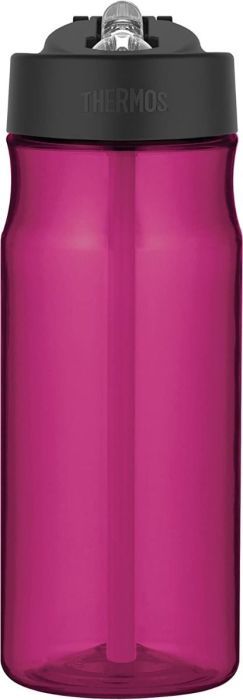THERMOS Trinkflasche mit Strohhalm Sportflasche rosa 530ml Wasserflasche für Kinder