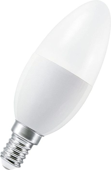 LEDVANCE Smarte LED-Lampe mit WiFi Technologie, Sockel E14, Dimmbar, Lichtfarbe änderbar (2700-6500K), ersetzt Glühlampen mit 40 W, SMART+ WiFi Candle Tunable White, 1er-Pack