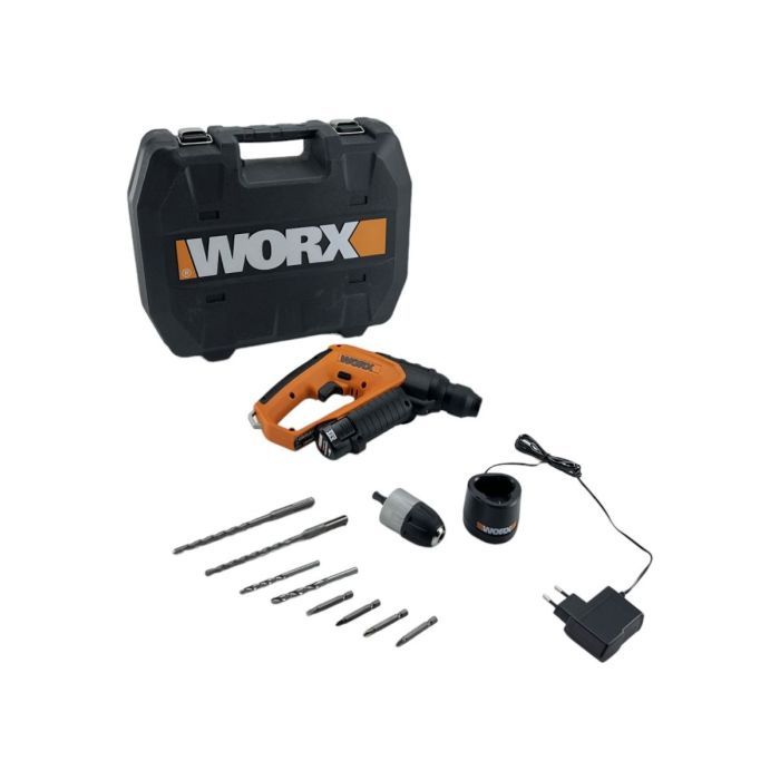 WORX WX382 Bohrmaschine Bohrschrauber H3 mit 1 Akku Li-Ion 12V Bohrhammer