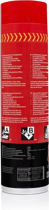 Smartwares Feuerlöschspray 600ml ABF Feuerlöscher Fettbrand Küche Feuer Brand