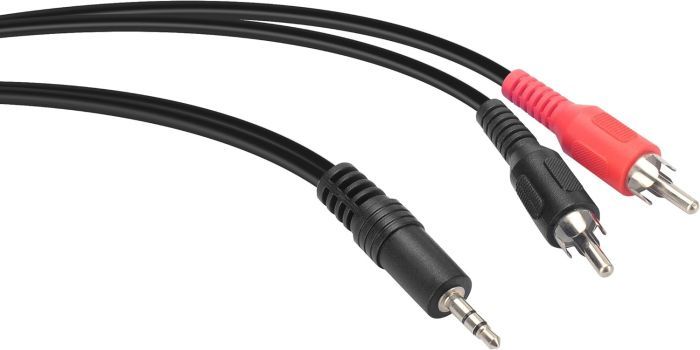 Speedlink Klinke auf Cinch Kabel 3,5mm Klinke auf 2x Cinch audio Kable Adapter