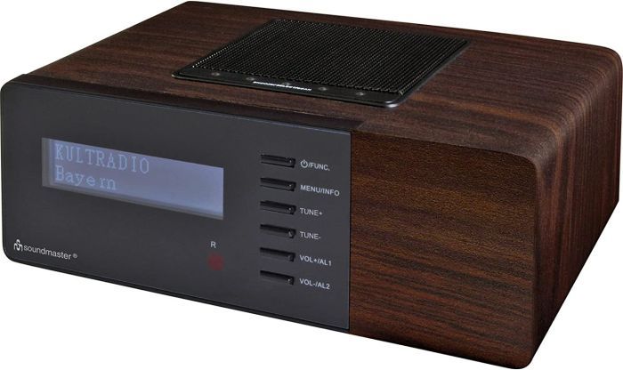 Soundmaster UR180 Radiorekorder, braun, UR180DBR