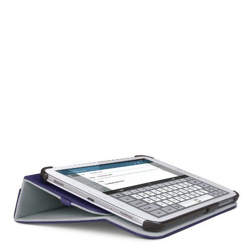 Belkin FormFit Folio mit Standfunktion, Magnetverschluss, Auto-wake für Samsung Galaxy Tab 4 bis 8 Zoll blau