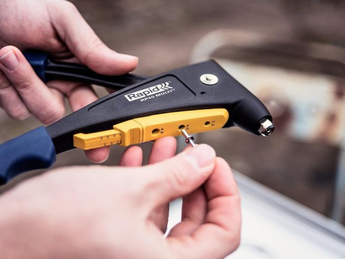 Rapid RP40 Multi Blindnietzange 3,2-4,0-4,8mm Universal Nietzange Werkzeug