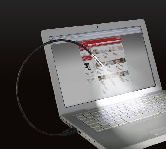 Speedlink LED Spotlight USB Licht 360° mobil flexibel FLASH LED Strahler Laptop